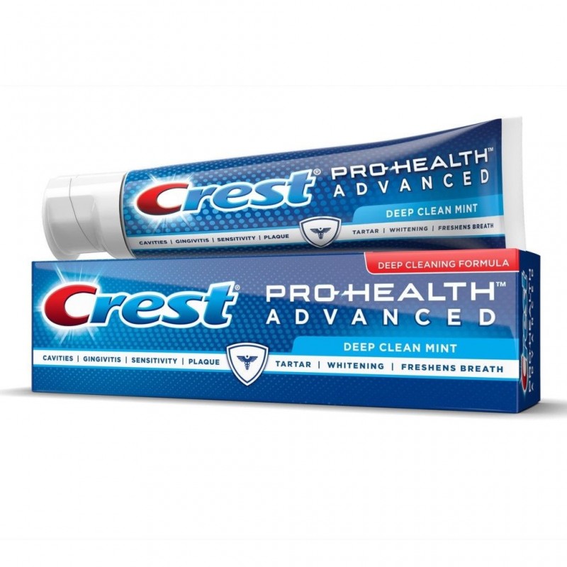 Pasta de Dinti, Crest, 3D White, Advanced Pro-Health, Deep Clean Mint, Multi-Protectie Avansata, 144gr