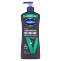 Loțiune de Corp, Vaseline, Men Fast Absorbing 3in1, Absorbție rapidă, Hidratare 48h pentru corp, față și mâini, 600 ml