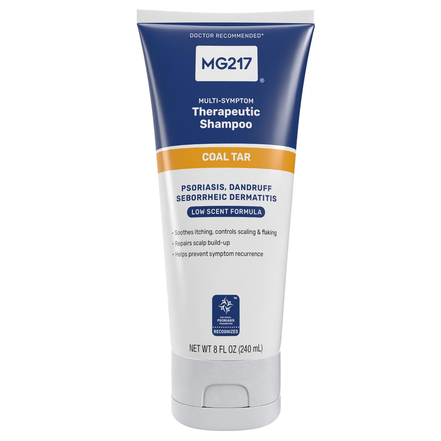 Șampon pentru psoriazis, MG217, Terapie scalp cu gudron de cărbune, Controlează mâncărimea și descuamarea, 236 ml