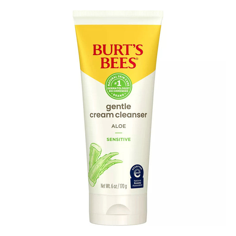 Cremă demachiantă, Burt's Bees, Formulă delicată, Aloe, Pentru ten sensibil, 170 g