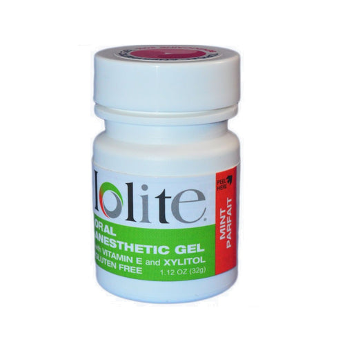 Gel Anestezic, Dharma Research, Iolite, Cu Xilitol si Vitamina E, Benzocaina 20%, 30gr, Aroma Bubble Gum