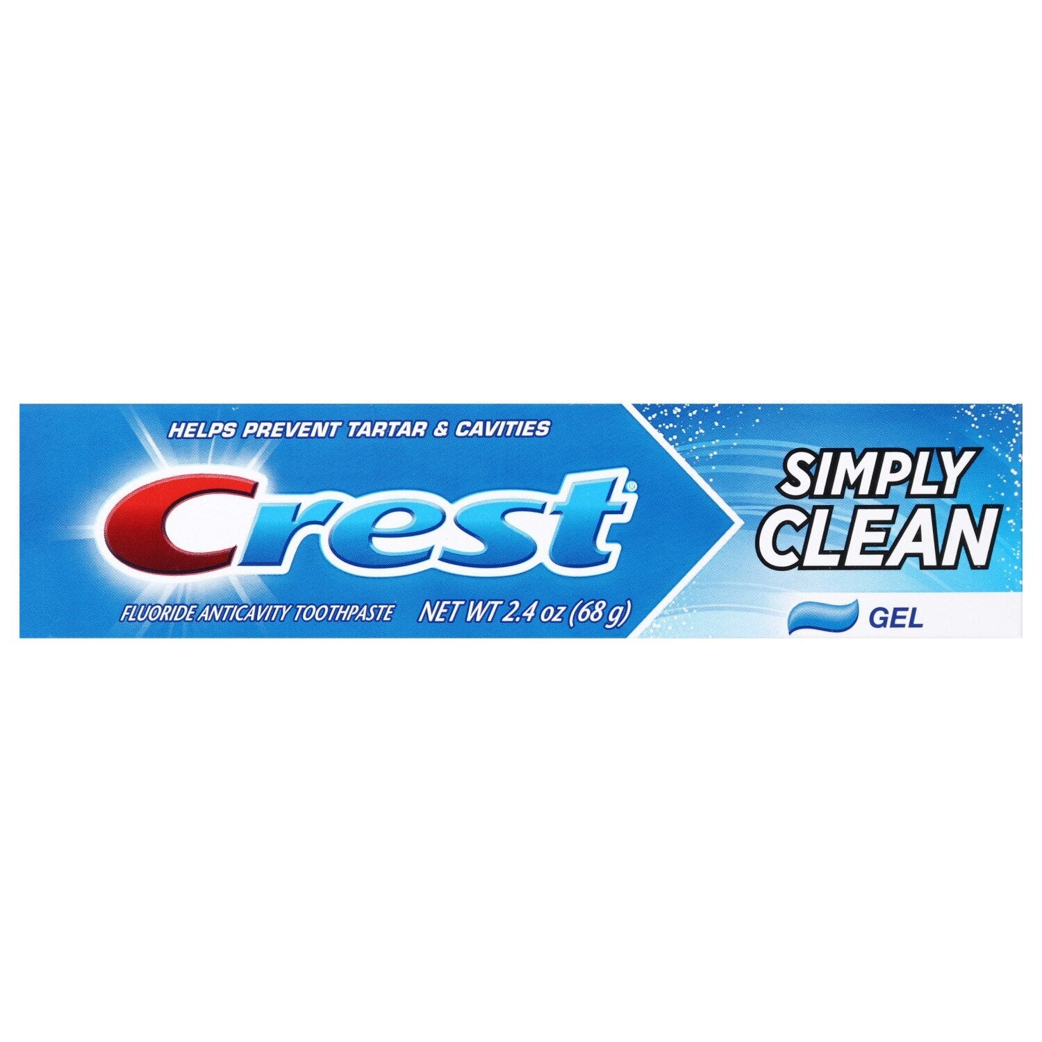 Pasta de Dinti, Crest, Simply Clean, Protectie Anti-Carie si Respiratie Proaspata, 68gr
