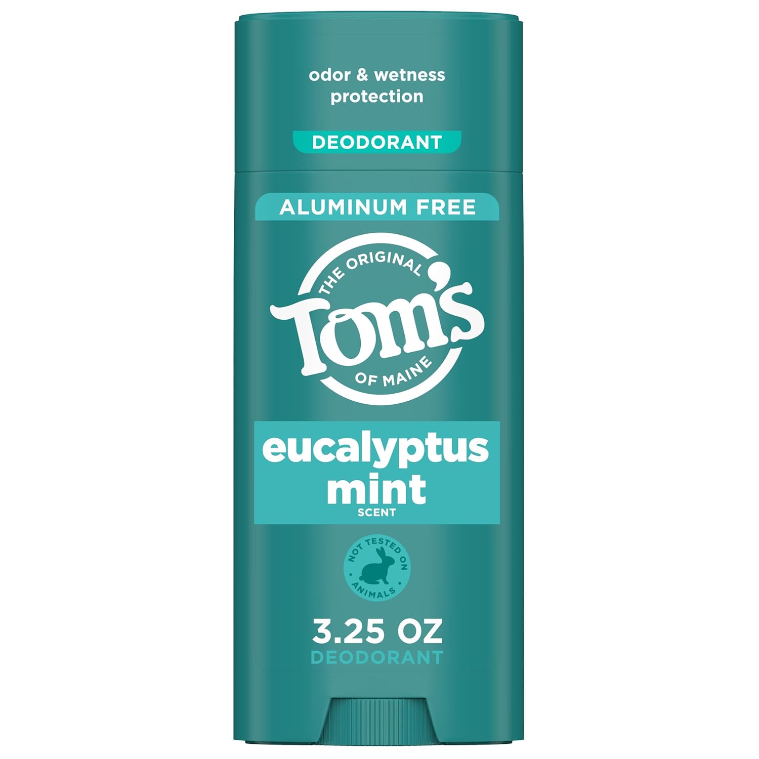 Deodorant natural, Tom's of Maine, Eucalyptus Mint, Fără aluminiu, Protecție miros & umezeală, 92 g