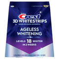 Set 14x Benzi Albirea Dintilor, Crest, 3D White, Ageless Whitening, 10% Concentratie, Tratament 14 zile, 45 min, Nivel Albire 18