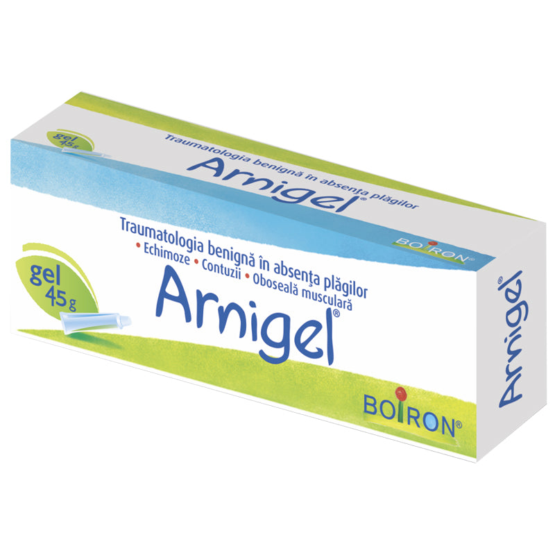Gel, Boiron, Arni gel, Tratament Homeopat impotriva Ranilor, Arsurilor, Fisurilor si Crapaturilor Pielii, 45gr
