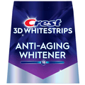 Set 14x Benzi Albirea Dintilor, Crest, 3D White, Anti-Aging Whitener, 10% Concentratie, Tratament 14 zile, 45 min, Nivel Albire 18