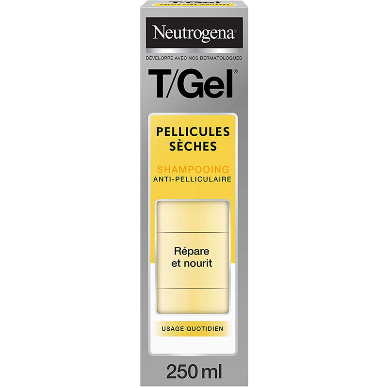 Sampon Terapeutic, Neutrogena, T/Gel Pellicules, impotriva Matretii si Scalpului Uscat, cu Acid Salicilic, 250ml