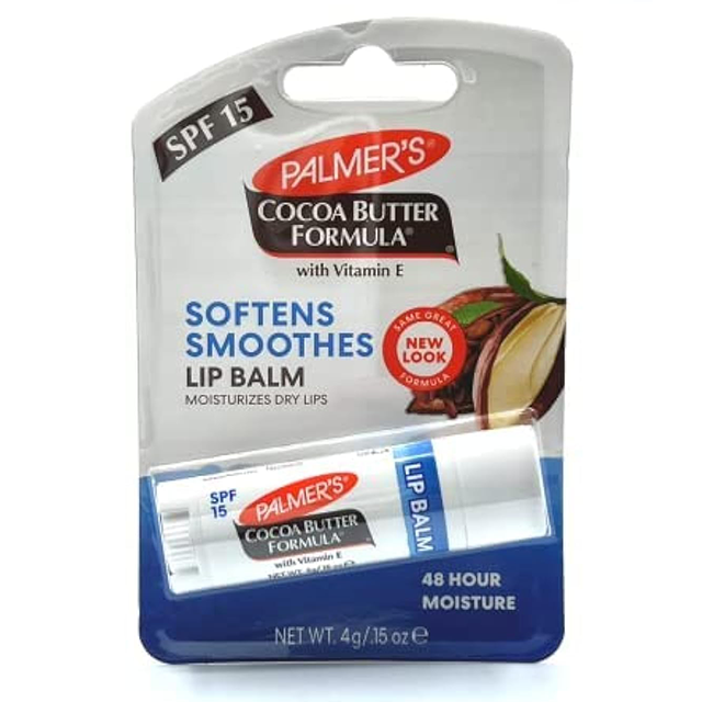Balsam de Buze, Palmer's, Cocoa Butter Formula, Unt de cacao & Vitamina E, Buze moi, 4 g