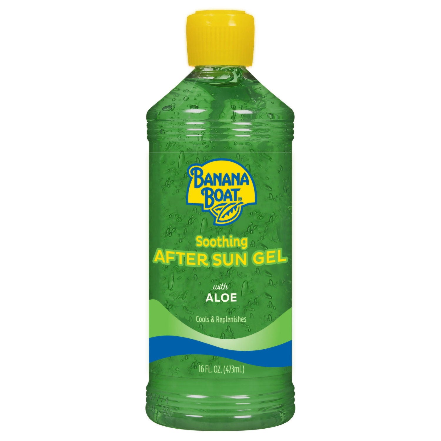 Gel after sun cu aloe, Banana Boat, Soothing Aloe After Sun Gel, Efect calmant și răcoritor, 473 ml