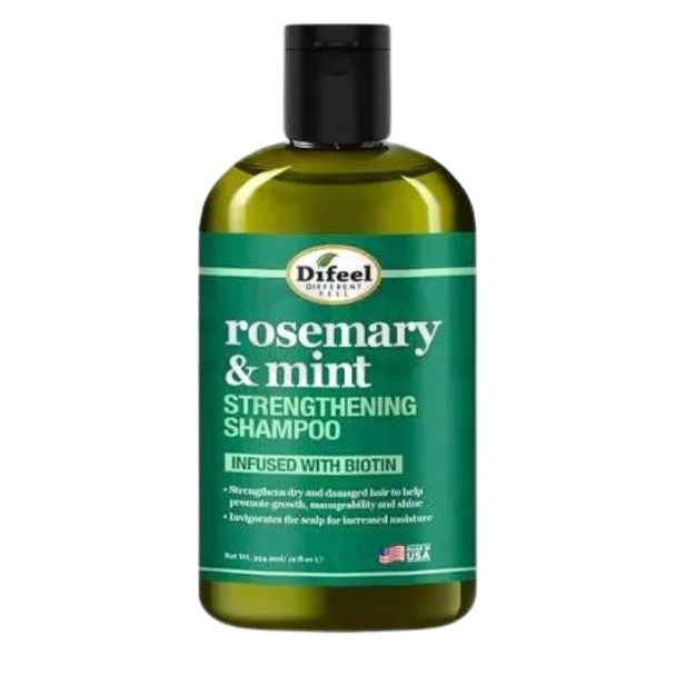 Șampon, Difeel, Rosemary & Mint, Hidratare, Revigorare, Curățare, Prospețime, 354.9 ml