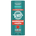 Deodorant natural, Tom's of Maine, Sandalwood Vanilla, Fără aluminiu, Parfum cald, Protecție miros, 92 g
