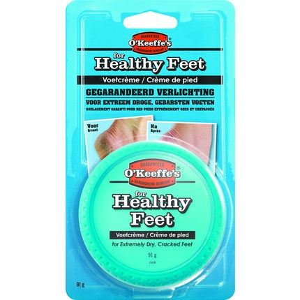 Cremă pentru Picioare, O'Keeffe's, Healthy Feet, Hidratare Intensivă, Reparare, Catifelare, 91 g