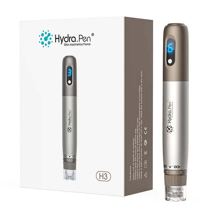Creion cu Micro-Ace din Titan, Dr. Pen, Hydrapen H3, 2x Rezerve cu Rezervor 3ml de 12 ace, Adancime 0 - 1 mm, 6 viteze, fara Fir