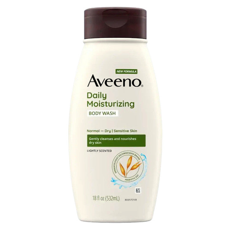 Gel de duș, Aveeno, Daily Moisturizing, Curățare delicată, Hidratare intensă, 532 ml