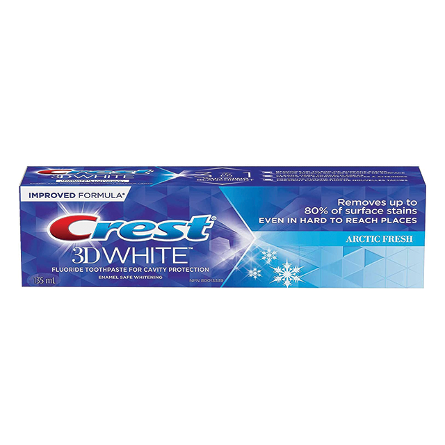 Pasta de Dinti, Crest 3D White, Arctic Fresh, Efect Albirea Dintilor si Respiratie Proaspata, 135ml