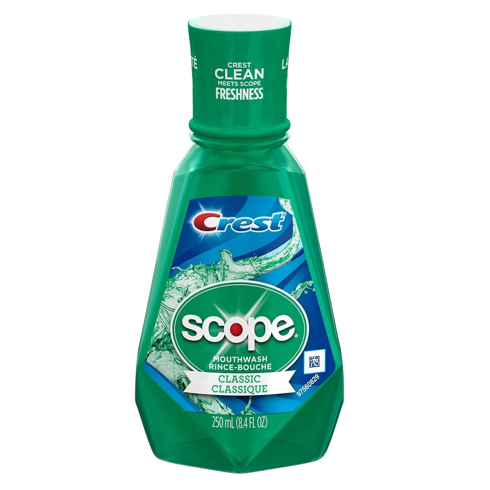 Apa de Gura, Crest, Scope Classic, Prospețime Intensă cu Mentă Clasică, 250ml