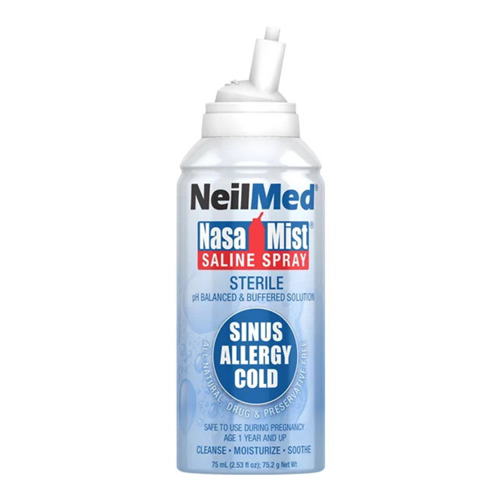 Spray nazal salin izotonic pentru alergii, NeilMed, NasaMist, Curățare și hidratare, 75 ml