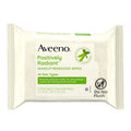 Șervețele demachiante, Aveeno, Positively Radiant, Curățare delicată, Îndepărtează machiajul & uleiul, 25 bucăți