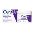 Crema de Fata, CeraVe, Night Cream, Hidrateaza Tenul Uscat si Obosit, cu Niacinamide si Acid Hialuronic, fara Parfum, Formula Non-Grasa, 48gr