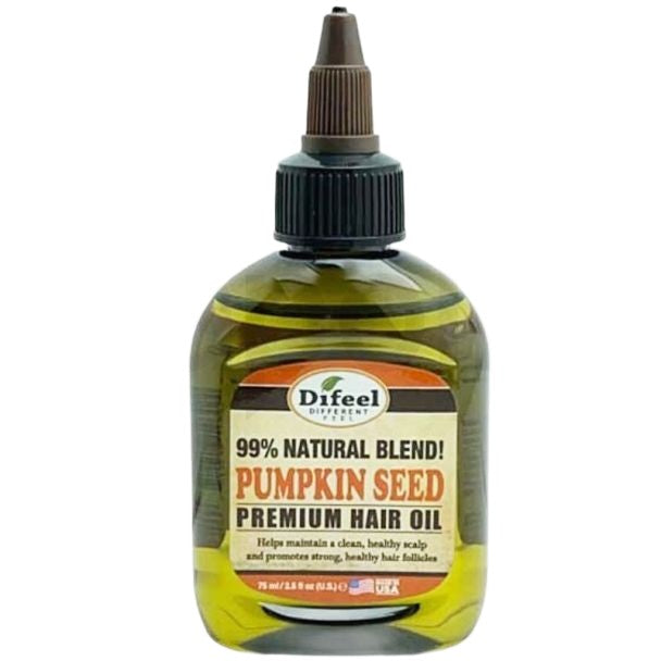 Ulei de păr, Difeel, Pumpkin Seed Premium, Hrănire, Fortifiere, Îngrijire Rădăcini, 75 ml