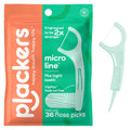 Ață dentară, Plackers, Micro Line, FlipPick rabatabil, Tuffloss mentolat, 36 bucăți