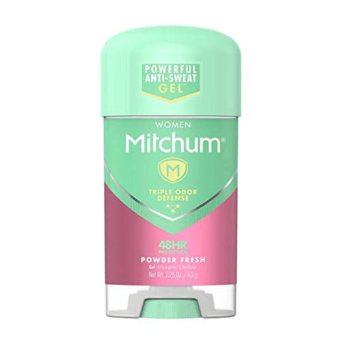 Gel deodorant antiperspirant, Mitchum Women, Powder Fresh, Protecție, Control miros, Prospețime pudrată, 63 g