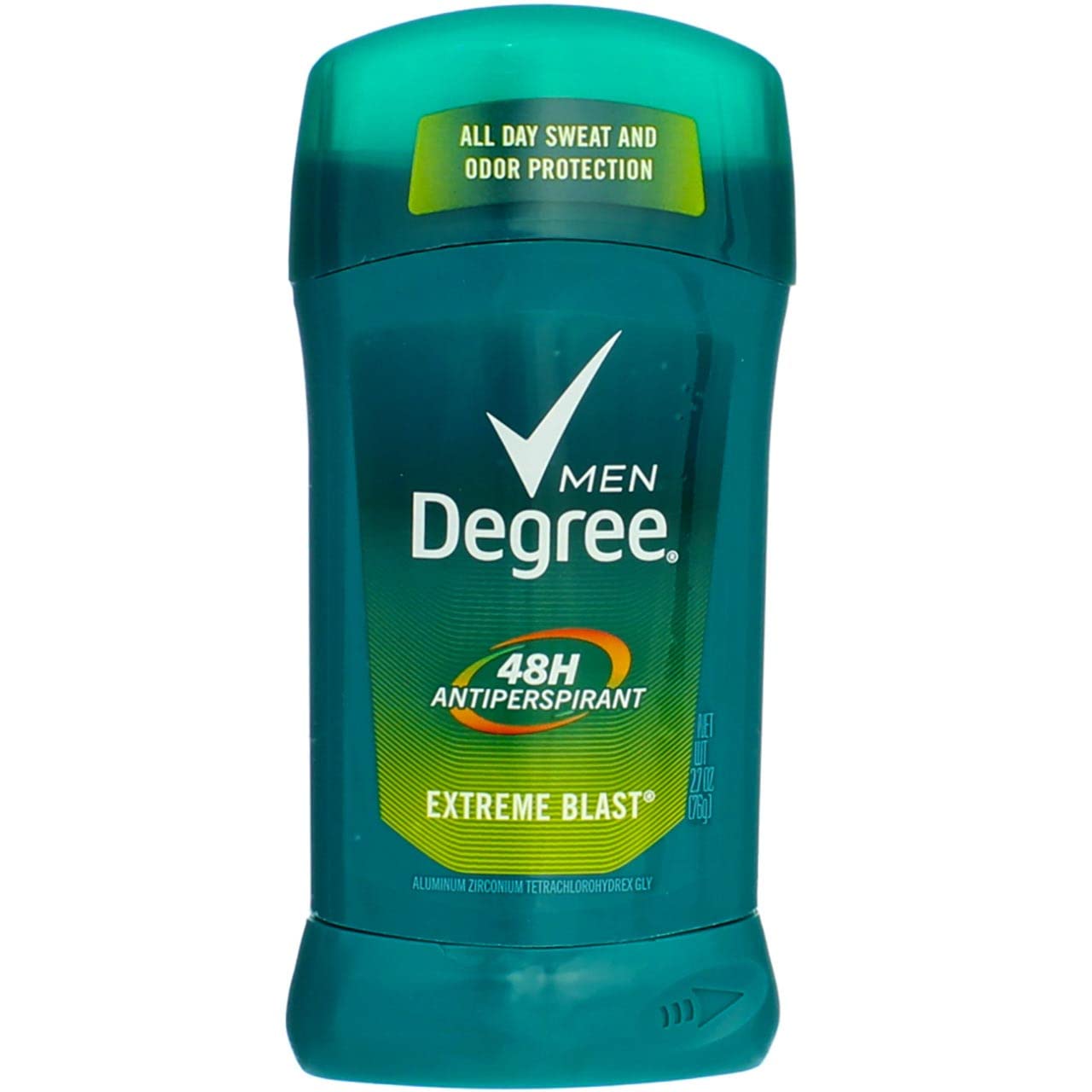 Deodorant bărbați, Degree Men, Extreme Blast, Invisible Solid, Protecție de durată, Prospețime intensă, 76 g