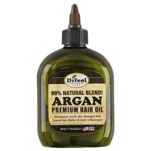 Ulei de păr, Difeel, Argan Oil Premium, Hidratare, Netezire, Strălucire, 210 ml