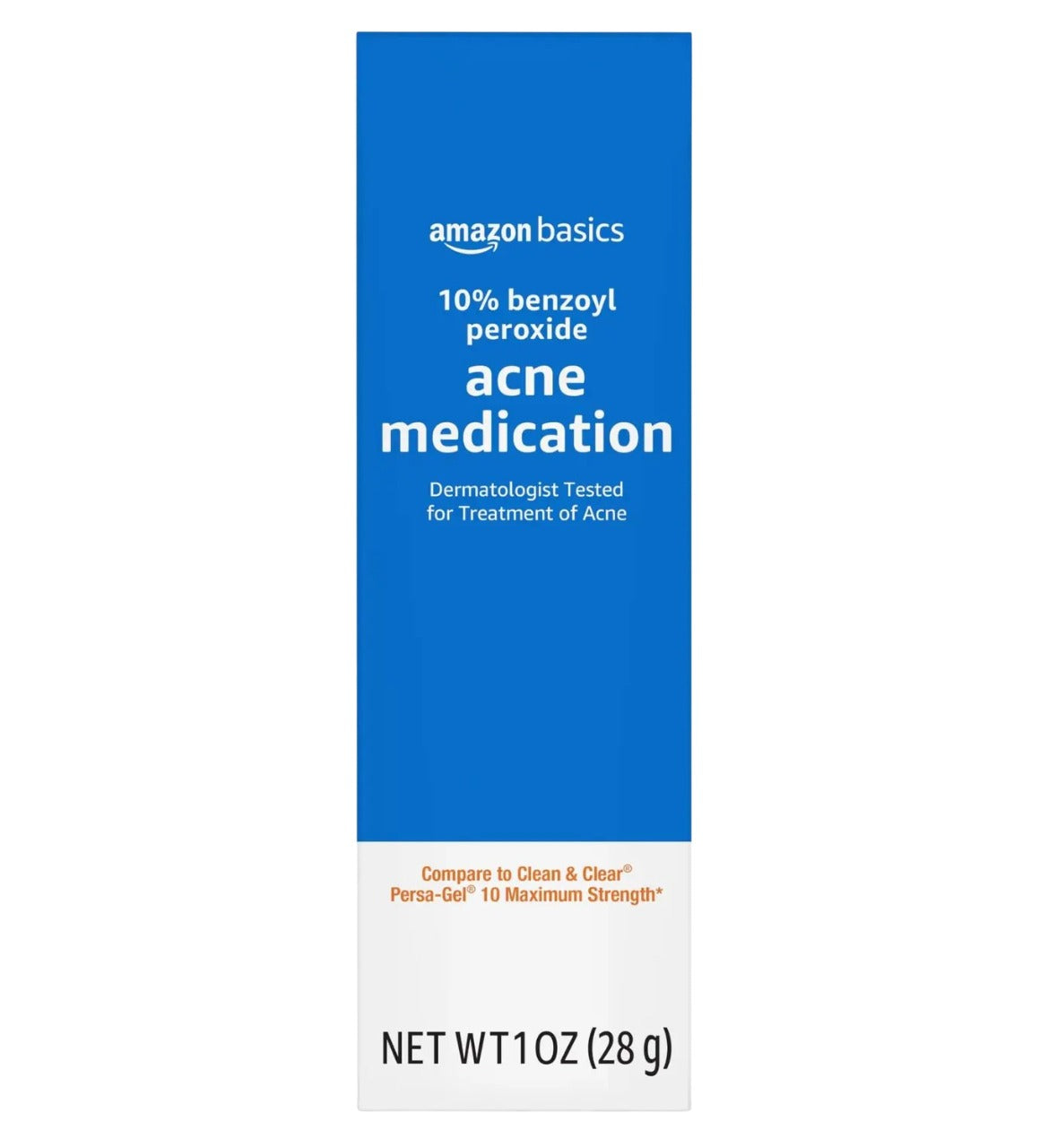 Crema, Amazon Basics, Acne Medication, Tratament Impotriva Acneei, 10% Apa Oxigenata, 28gr