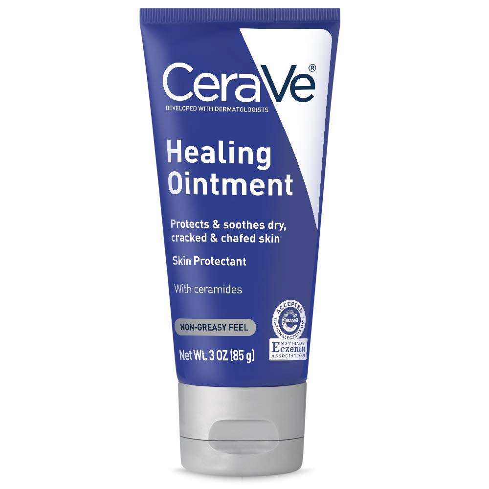 Unt de Corp, CeraVe, Healing Ointment, impotriva Pielii Uscate si Crapate, pentru o Hidratare Intensa, cu Acid Hialuronic si Ceramide, fara Parfum, 85gr