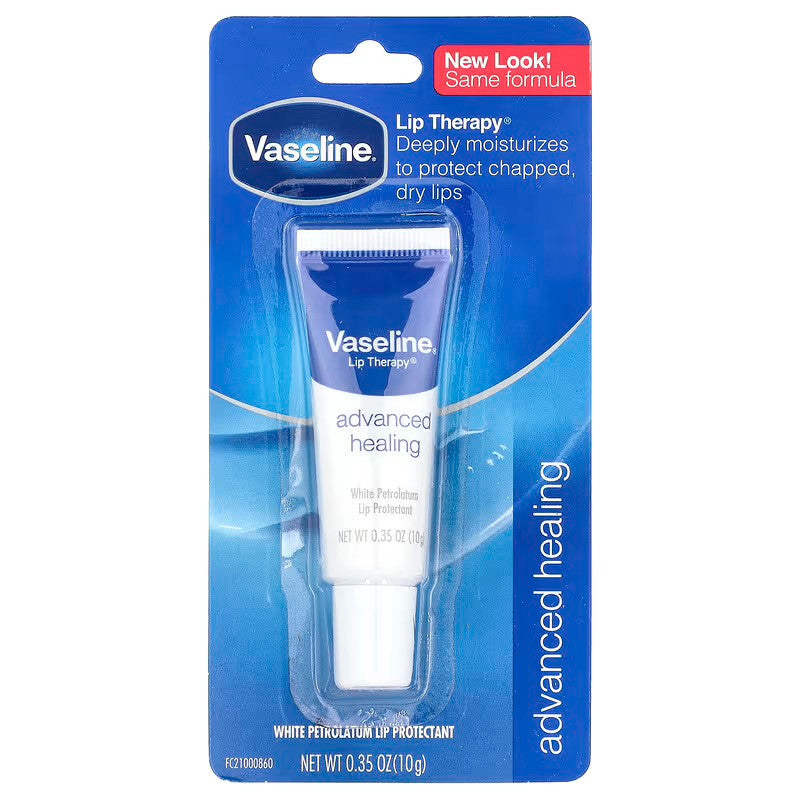Balsam de Buze, Vaseline, Lip Therapy Advanced Formula, Reparare intensivă a buzelor uscate, Protecție și hidratare de durată, 10 g