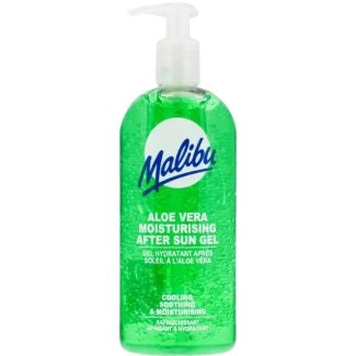 Gel după soare, Malibu, Aloe Vera, Calmarea Pielii, Răcorire, Hidratare, 400 ml