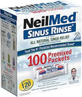 Plicuri saline pentru irigare nazală, NeilMed, Sinus Rinse Refill, Rezerve premixate, 100 bucăți