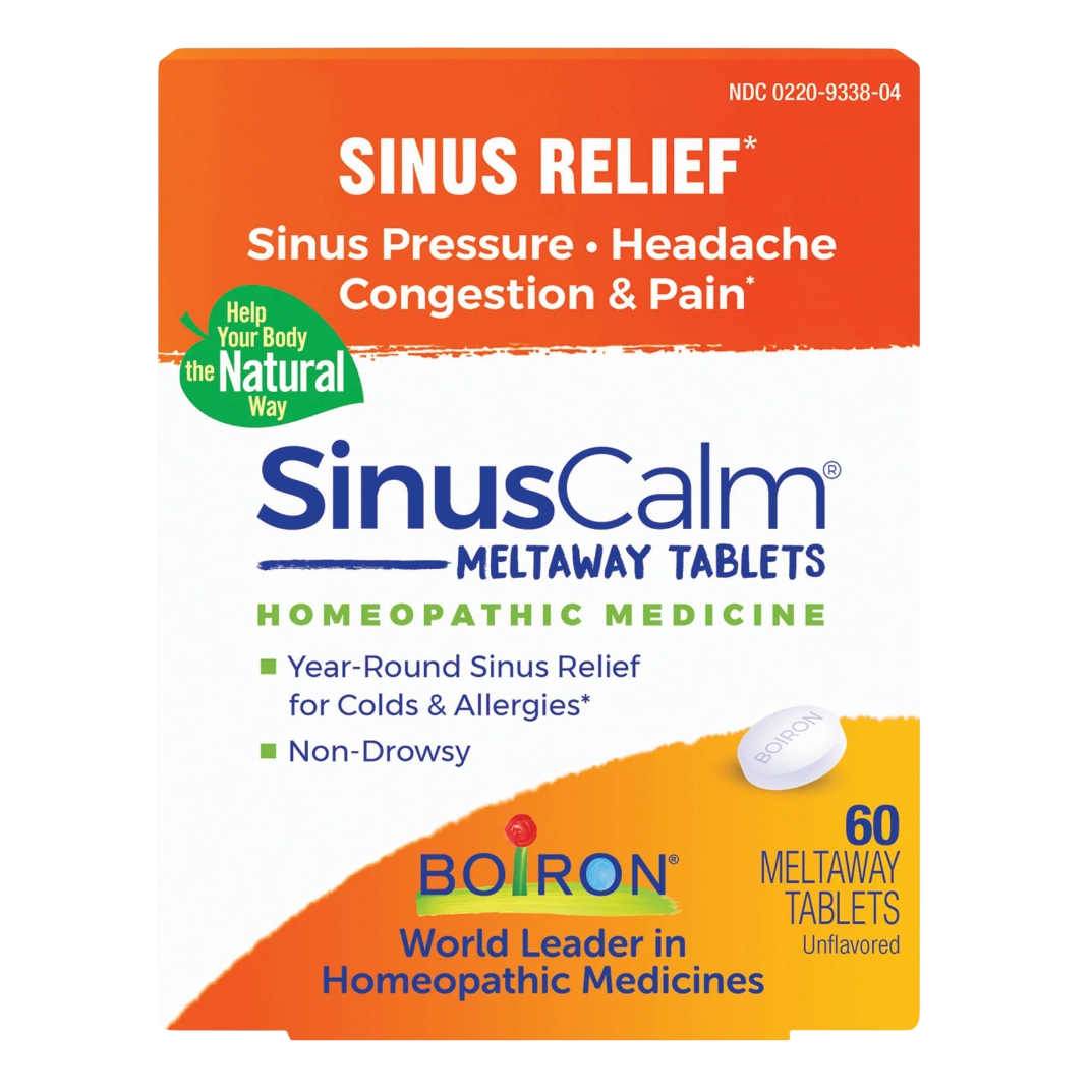 Supliment Homeopat, Boiron, SinusCalm, Adjuvant in Ameliorarea Simptomelor Sinusale, 60 tablete