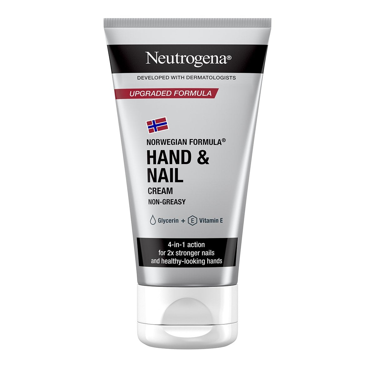 Crema pentru Maini, Neutrogena, Hand & Nail, Absorbtie Rapida, Hidrateaza intens Pielea Uscata, intareste Unghiile si inmoaie Cuticulele, 75ml