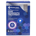 Set Spuma, Member's Mark, Minoxidil 5%, Tratament Impotriva Caderii Parului, pentru Barbati, fara Parfum, 4x 60ml