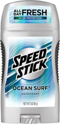 Deodorant antiperspirant, Speed Stick, Ocean Surf, Prospețime marină, Control miros, Protecție de durată, 85 g