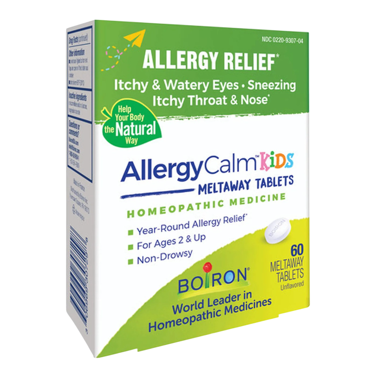 Supliment Homeopat, Boiron, AllergyCalm, pentru Copii, Adjuvant in Tratamentul Rinitei Alergice, 60 tablete