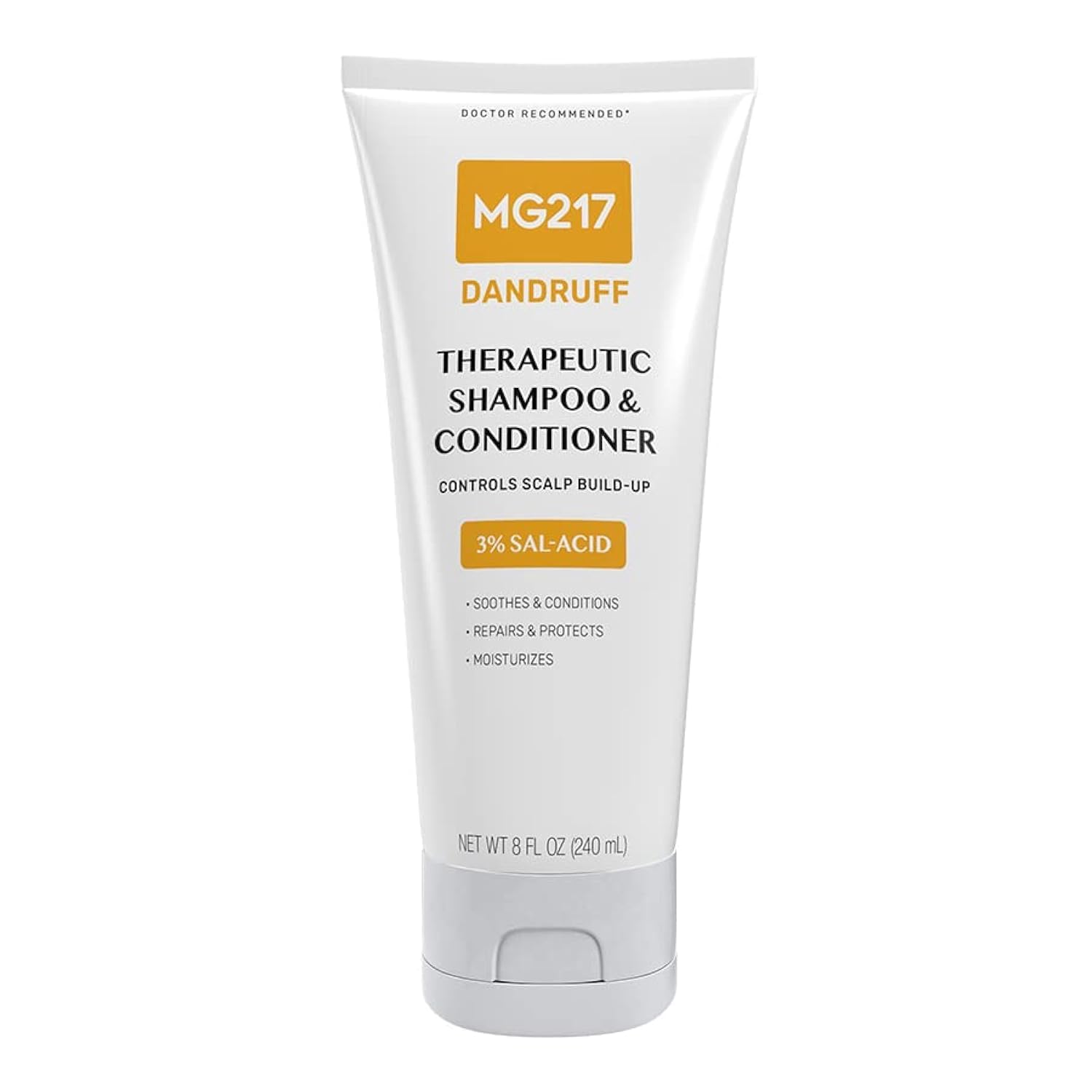 Șampon & balsam antimătreață, MG217, Acid salicilic 3%, Reduce scuamele, Calmează scalpul, 227 g