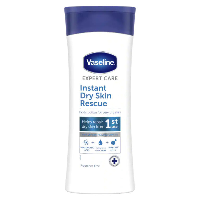Lotiune de Corp, Vaseline, Expert Care, Dry Skin Rescue, Ingrijire Intensa pentru Piele foarte Uscata, 400ml