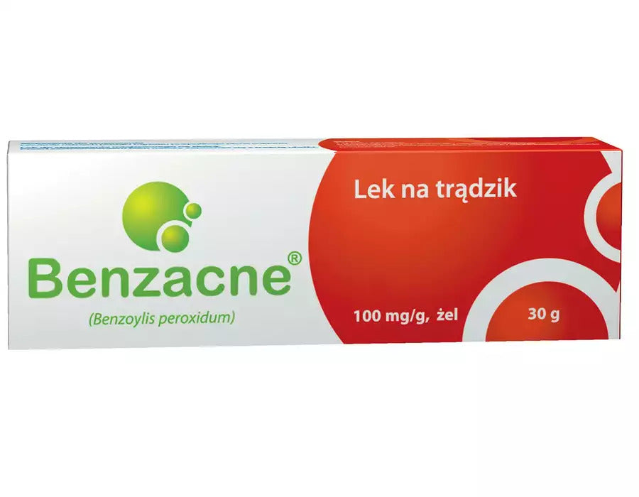 Gel pentru Fata, Takeda, Benzacne, Anti-Acnee, 10% Peroxid de Benzoil, 30gr