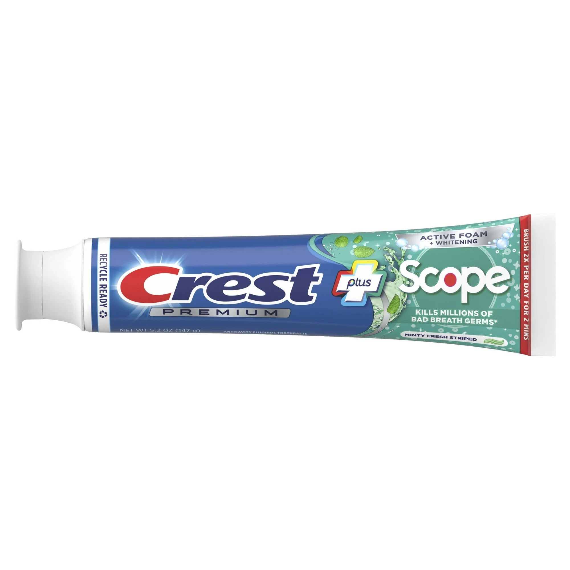 Pasta de Dinti, Crest, Complete Plus, Scope Active Whitening, pentru o Respiratie Proaspata si Albirea Dintilor, 147gr