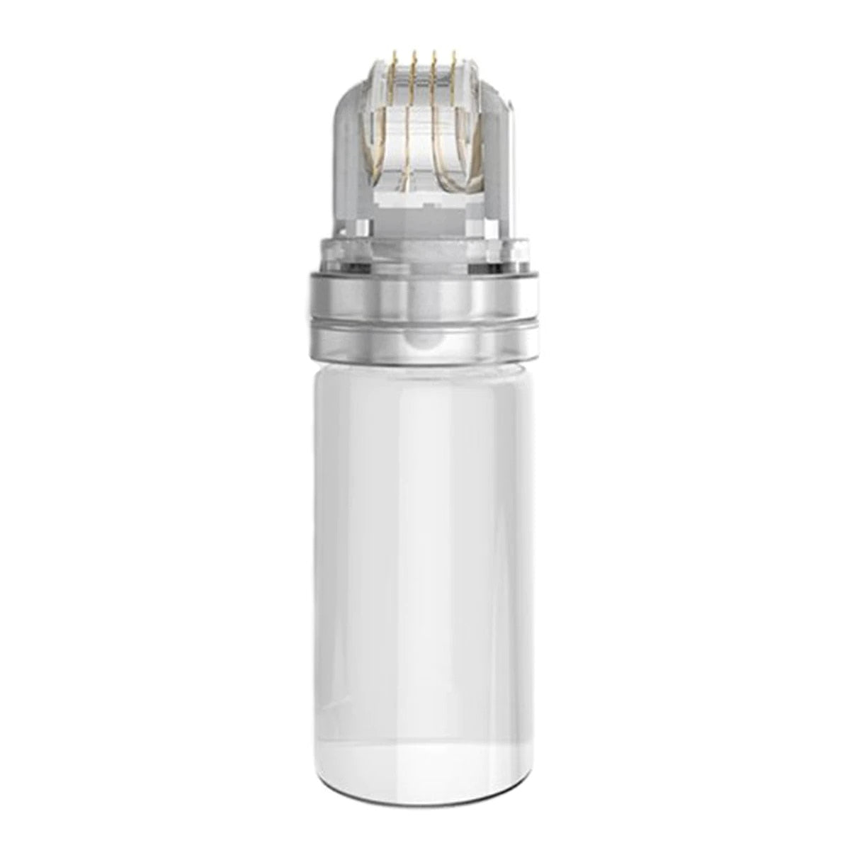 Rola Dermatologica, Hydra Roller, cu Fiola Reincarcabia, pentru Transductia Dermica a Serurilor, 64 Ace Titan, Adancime 0.25mm, 10ml
