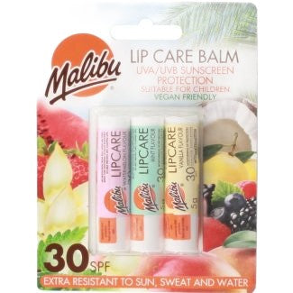 Set protecție solară, Malibu, SPF 30, Protecție UV, Hidratare, Set avantajos, 3 buc
