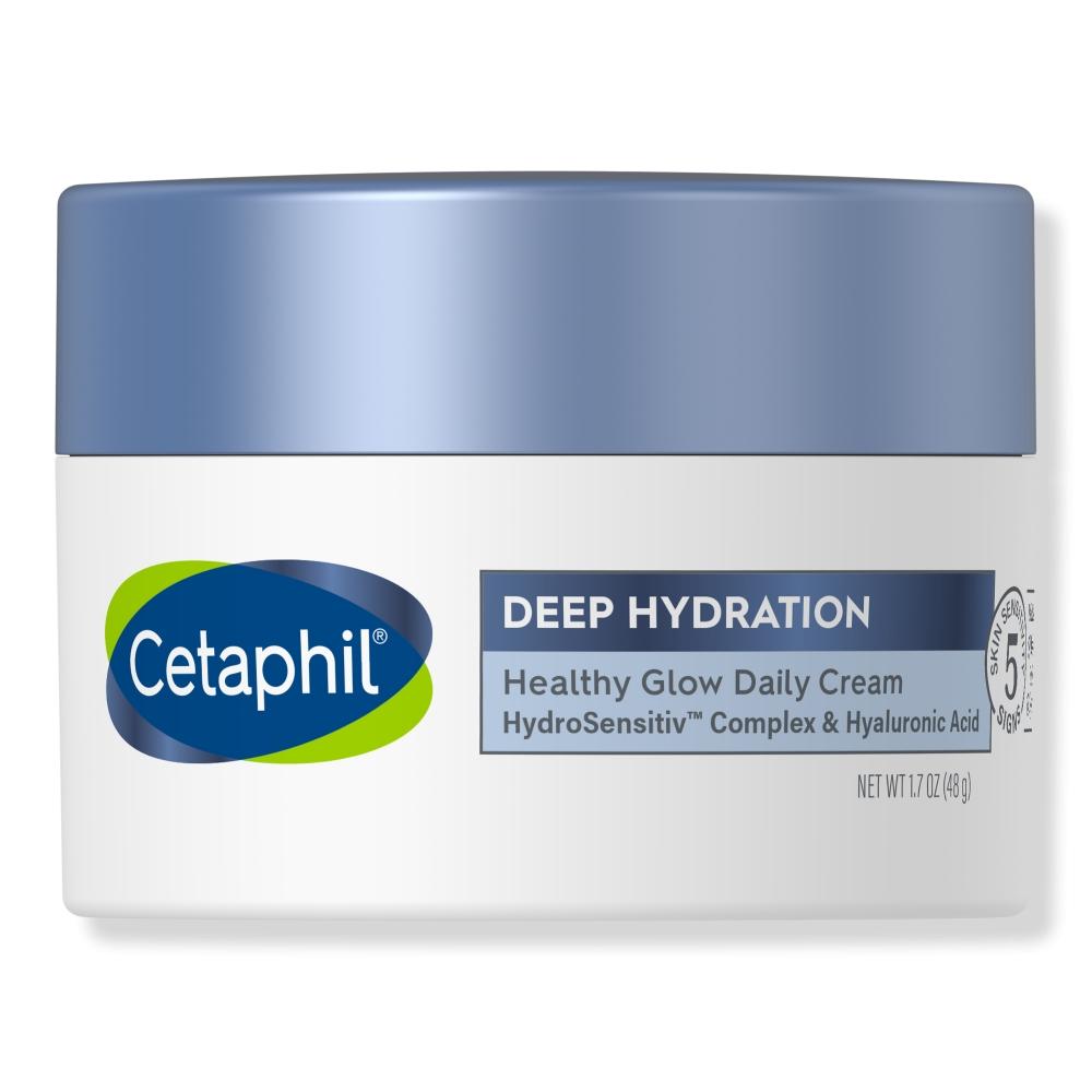 Crema de Fata, Cetaphil, Deep Hydration, pentru Piele Uscata sau Deshidratata, Sensibila, pentru Hidratare Intensa 48h, fara Parfum, 48gr