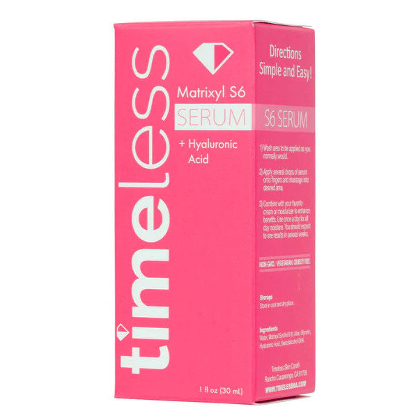 Ser Ingrijire Fata, Timeless, Matrixyl, Synthe 6, Impotriva Ridurilor, cu Acid Hialuronic, fara Parabeni, 30ml