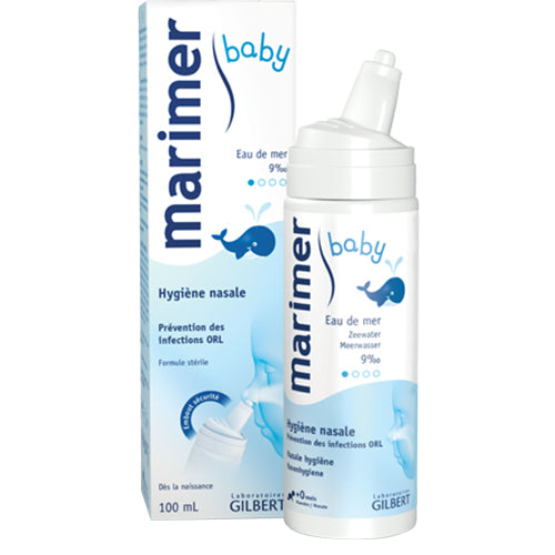 Spray Nazal, Marimer Baby, Izotonic, Curatare Eficienta in Cazul Racelii si Rinofaringitei, 100ml