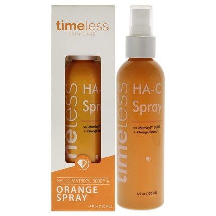 Spray Facial, Timeless, Acid Hialuronic, Vitamina C & Matrixyl 3000, Portocală, Luminozitate și hidratare, 118 g