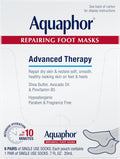 Măști reparatoare picioare, Aquaphor, Foot Masks, Hidratare Intensivă, Reparare, Cu Avocado & Shea, 6 buc