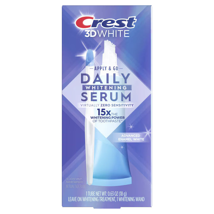 Set Albirea Dintilor, Crest 3D White, Daily Whitening Serum, Emulsie, si Aplicator, 18gr